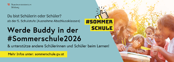 Banner Buddys Sommerschule 2026