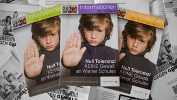 Plakat: Initiative Gemeinsam gegen Gewalt an Schulen
