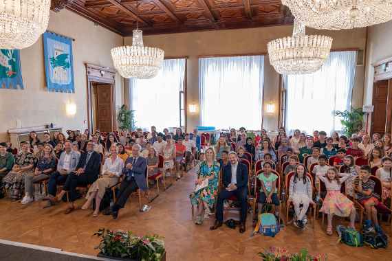 Verleihung des SDG-Awards der Bildungsdirektion für Wien im Wappensaal des Wiener Rathauses